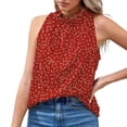 thumbnail image 2 of Camiseta sin mangas estampada a la moda para mujer, blusa, Tops informales Pompotops  lopia1000283, 2 of 5