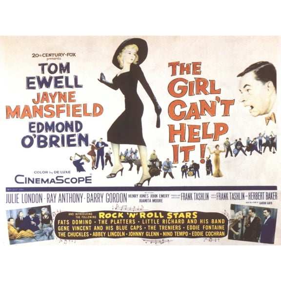 The Girl Can'T Help It Jayne Mansfield Tom Ewell 1956 Tm And Copyright (C)20Th Century Fox Film Corp. All Rights Reserved. Movie Poster Masterprint (14 x 11)
