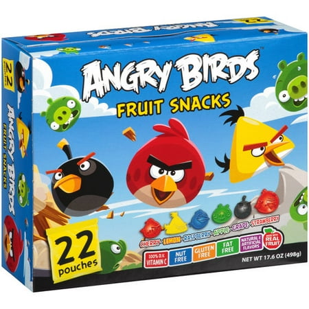  Angry Birds Fruit Snacks  22 count 17 6 oz Walmart com