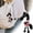 E, variant on Horse Plush Keychain with Sweater Cute Animal Charm for Bags and Backpacks