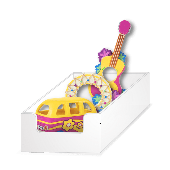 Penn-Plax Peace & Love Resin Aquarium Decor for Fish Tanks - Small Sized - Selection Will Vary