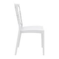 thumbnail image 4 of Compamia Chaise de Salle à Manger de Patio Napoleon, Blanche, 4 of 10