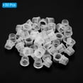 thumbnail image 3 of Uxcell Lamp Pipe Cord Protector, Plastic Tube Hole Washer Bushing for 1/8 IPS Pipe, Clear 50 Pack, 3 of 5