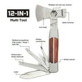 thumbnail image 4 of Swiss Tech 12-in-1 multi-outils hache avec pochette de rangement, manche en bois massif, 4 of 6