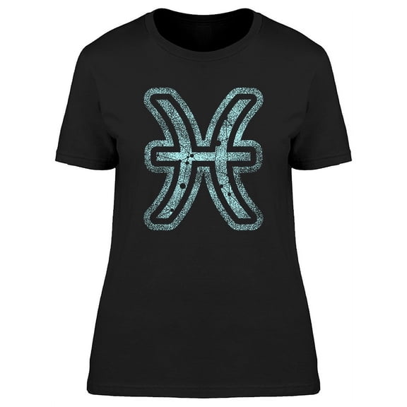 Zodiac Symbol Sign Of Fish Tee Women's -Image by Shutterstock