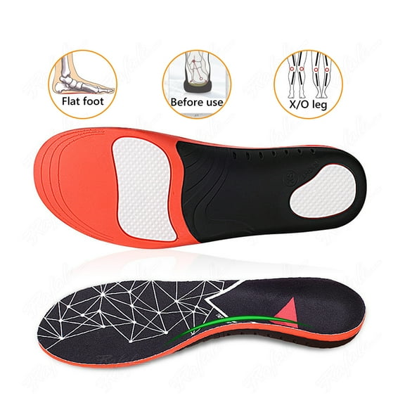 1 Pair Plantar Fasciitis Orthotic Shoe Inserts Arch Support Gel Comfort Shoe Insoles Athletic Running Insoles For Women And Men