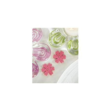Weddingstar 8419-04 Felt Flowers with Diamonette Center- Lavender