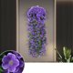 thumbnail image 1 of Flores artificiales, flores falsas, flores artificiales, simulación violeta, colgante de pared, boda, simulación, sala de estar, decoración de techo, envoltura de plástico, plantas, gloria de la mañan, 1 of 8