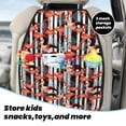 thumbnail image 4 of Goofa Cool Flamingo Pattern Car Back Seat Protector for Kids (2 Pack) ,Anti-kick Storage Mat for Car Seats,Shields from Footprints, 4 of 6