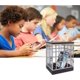 thumbnail image 5 of Teléfono celular Bloqueo de prisión Soporte para teléfono inteligente Aula Escritorio en casa Oficina Almacenamiento Gadgets-Tiempo en familia $ Teléfono celular Prisión Jaula con cerradura-Aula, 5 of 5