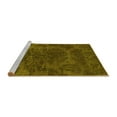 thumbnail image 2 of Ahgly Company Machine Washable Indoor Rectangle Abstract Yellow Modern Area Rugs, 7' x 9', 2 of 4