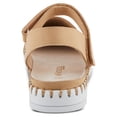 thumbnail image 3 of Patrizia Women's RISSA Ankle Strap Perforated Flat Sandals Beige EU 42 / US 10.5 - 11, 3 of 5
