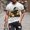 White#15, variant on Handshe Men's Halloween Graphic Short Sleeve Round Neck T-Shirt - Comfortable T-Shirt