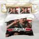 thumbnail image 5 of Top Gun Conjunto de sábanas temático, trío de piezas, cómodo y amigable con la piel, diseño único, regalo de decoración para el hogar para familiares, amigos y fans, 90 cm * 190 cm, 5 of 6