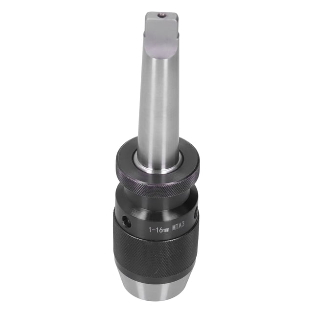 Portabrocas Portabrocas Integrado Sin Llave Autoblocante Recto MT Morse Tornos Herramientas Manuales 1‑16mm‑MTA3 VoborMX herramienta