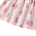 thumbnail image 6 of Newborn Baby Girl Clothes Strawberry Print Ruffle Sleeveless Tunic Bowknot Princess Casual Dress Shorts Headwear Set Infant Summer Outfits Girls Clothing Set 0-24 Months, 6 of 9