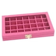 thumbnail image 2 of Caja de joyero Hugo 28 rejilla collar de joyería para broche caja de almacenamiento de joyas, 2 of 5