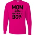 thumbnail image 3 of Inktastic Mom of the Birthday Boy with Balloon Long Sleeve T-Shirt, 3 of 5