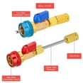 thumbnail image 4 of R134/R12 AC Valve Core Removal Tool - 2 Pack High Low Pressure Valve Core Remover Tool Kit, 4 of 8