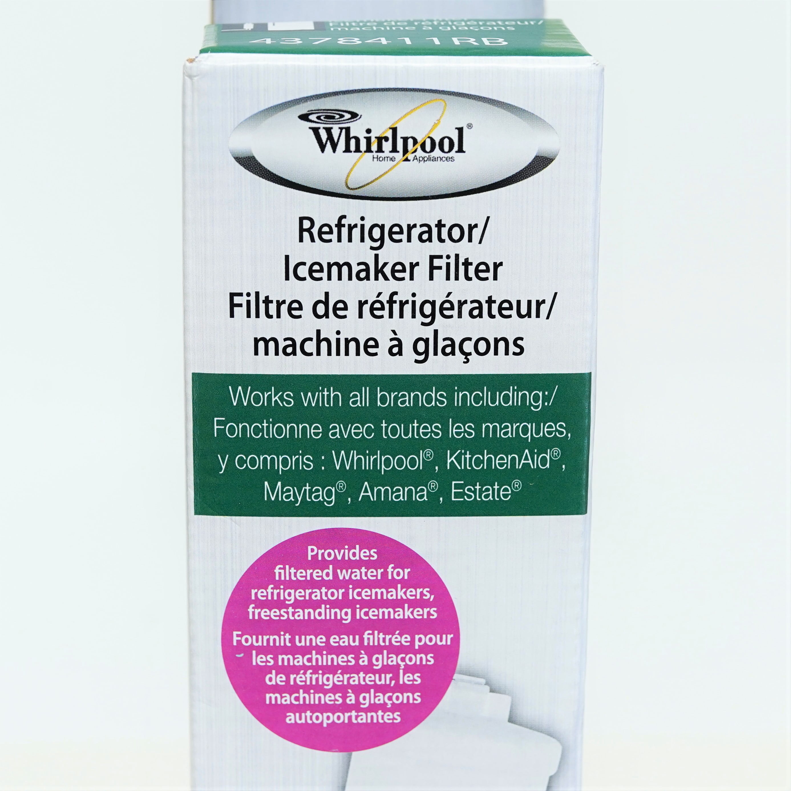 Whirlpool Refrigerator Universal Ice/Water Filter 4378411RB