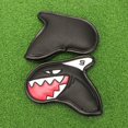 thumbnail image 2 of Black 9 Uds. Funda de cuero para cabeza de hierro y Golf, funda impermeable para cabeza de Club de Golf, 2 of 5