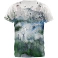 thumbnail image 2 of Watercolor Deer in the Mist All Over Mens T Shirt Multi SM, 2 of 2