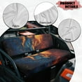 thumbnail image 6 of FKELYI Mule Bench Seat Cover 2 Pcs Set Vintage Fire Wolf Print Dustproof UTV Seat Cover Compatible with Kawasaki Mule 600/610 Anti-Scratch Seats Protector Decor, 6 of 7