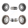 thumbnail image 1 of Transit Auto Front Semi-Metallic Rear Ceramic Pads and Coated Disc Brake Rotors Kit for Car 2018-2020 Dodge Durango with Vented KGA-105592, 1 of 2