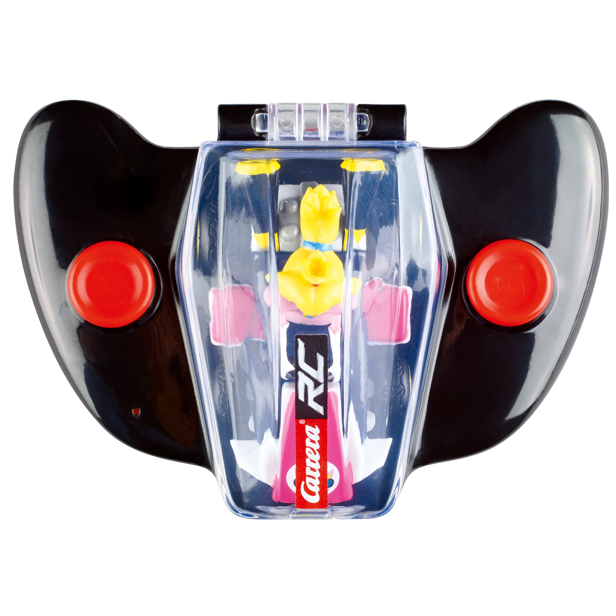 Carrera RC Mario Kart Mini RC - Peach 2.4Ghz Radio Control Rechargeable Battery Car Toy With Carrying Case Controller