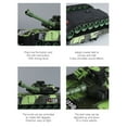 thumbnail image 5 of Gqtwoy Remote Controlled Tank, 2.4G Wireless Tank, 360° Rotating Turret, Simulated Sound Effects, Perfect Gift for Collectors, Durable ABS Plastic Construction, 5 of 7