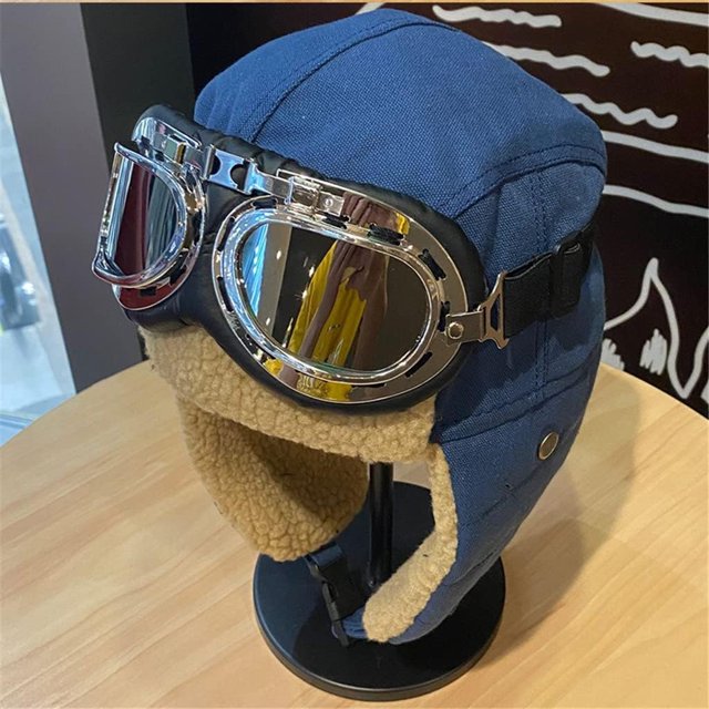 Gorro térmico de invierno para hombre y mujer, con protección para los oídos, resistente al viento, para esquí, de terciopelo grueso, para parejas (D)