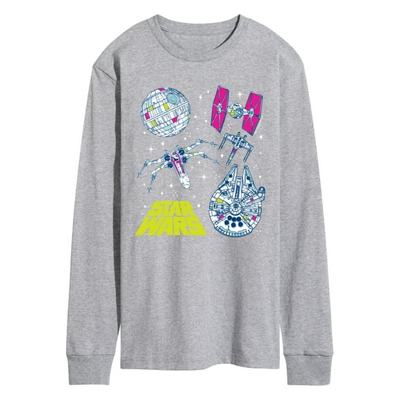 Star Wars - Ship Grid - Men's Long Sleeve Tee