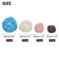 thumbnail image 2 of 20 Pcs Vase Filler Decorative Balls, 2.4/2/1.6/1.2" Light Blue/White/Light Brown/Dark Brown Wicker Rattan Decor, 2 of 7