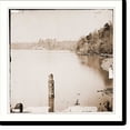 thumbnail image 2 of Historic Framed Print, View along river bank, 17-7/8" x 21-7/8", 2 of 9