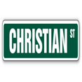 thumbnail image 1 of SignMission SS-624-CHRISTIAN 24 Po Signe de Chambre d'Enfant de Rue Chrétienne, 1 of 1