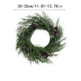 thumbnail image 2 of Konghyp Large Christmas Wreath, Artificial Green Wreath for Front Door, Holiday Decor for Indoor Outdoor, Home Decoration, Beautiful Floral Wreath, 2 of 6