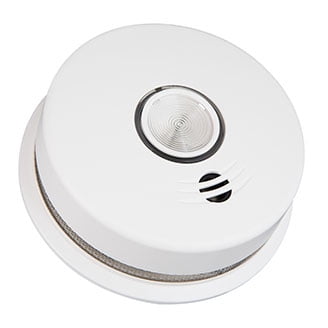 Wire-Free Interconnected Battery Powered Smoke Alarm with Egress Light 