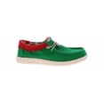 thumbnail image 2 of Heydude Wally Holiday Elf Casual Shoe | 42689-3XX Green, 2 of 6