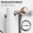 thumbnail image 2 of Outdoor Curtains for Patio Waterproof, Africans Outdoor Privacy Panels Grommet, Modern Abstract Ethnic Women Blackout Outside Curtains for Porch/Cabana/Pergola/Gazebo 54"x84", 1 Panel, 2 of 8