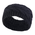 thumbnail image 2 of Diadema de punto elástico, diadema, herramienta de maquillaje, turbante para niñas y adultos Negro Salvador Envolturas de cabeza de punto, 2 of 10