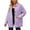 Light Purple, variant on UJNDER Elegant Plus Size Long Overcoat for Warm Winter Trench Outerwear with Pockets Comfortable Casual Fashion Jacket Classic Design Versatile All Season Wear Long Coat Women Black M
