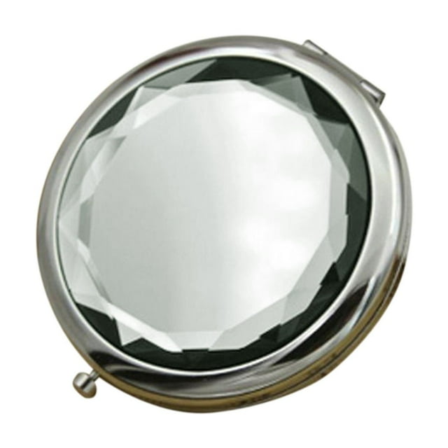 VONKY Miroir de Poche Beauté Mini en Cristal pour Femmes Filles Maquillage Portable Compact Rond Pliant