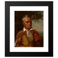 thumbnail image 2 of Charles Bird King 20x24 Black Modern Framed Museum Art Print Titled - Red Jacket, Seneca Chief (Sagoyewatha) (ca.&nbsp;1825-30), 2 of 5