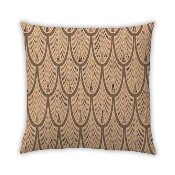 Ahgly Company Outdoor Square Contemporary Throw Pillow, 18 inch by 18 inch