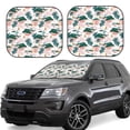 thumbnail image 1 of Saiise Hawaii Palms for Foldable Car Sun Shades (2-Pack) Offer Sun Protection with an Easy-fold Design for Convenient Windshield Shading-Small, 1 of 6