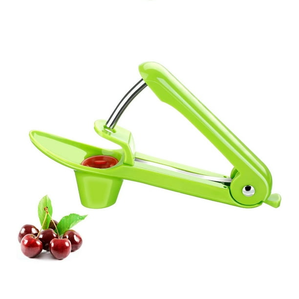 Cherry Pitter Or Stoner Olive Pitter Remover Cherry Core Or Seed Remover With Good Grips Handle Food Grade Silicone Cup Green Walmart Com Walmart Com