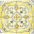 thumbnail image 2 of Great Art Now Jewel Medallion Yellow Gray B by Cynthia Coulter 2 Piece Canvas Art Set Each 14"W x 14"H, 2 of 3