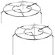 thumbnail image 2 of Estante de vapor de acero inoxidable 304 grueso, estante multifuncional para ollas, estante redondo de tres patas para vaporizador doméstico, estante impermeable, 2 uds. Sincero Electrónica, 2 of 5