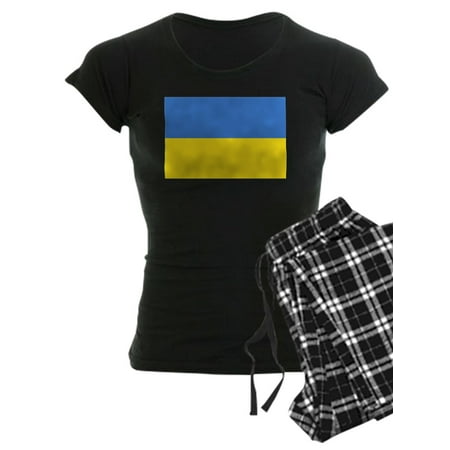 

CafePress - Ukraine Flag Pajamas - Women s Dark Pajamas