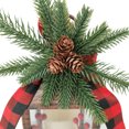 thumbnail image 2 of Lanterne Holiday Time de 23 cm avec verdure, 2 of 6